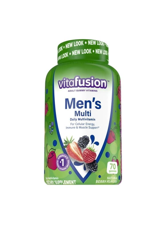 Vitafusion Men's Daily Multivitamin Gummy 70 Each