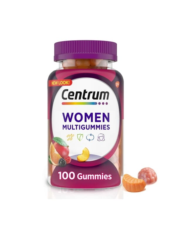 Centrum Multigummies Womens Gummy Vitamins, Multivitamin Supplement, 100 Count