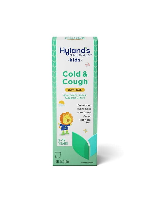 Hyland's Kids Cold & Cough, Ages 2-12, Daytime, 4 fl oz